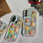 قاب فانتزی طرح برجسته پاتریک و باب اسفنجی گوشی سامسونگ A34