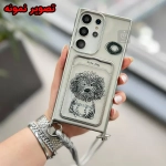 قاب فانتزی جاکارتی Cute Dog گوشی سامسونگ S23 FE به همراه بند آویز
