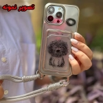 قاب فانتزی جاکارتی Cute Dog گوشی سامسونگ S23 FE به همراه بند آویز