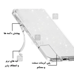 قاب اکلیلی پشت کریستالی مجیک ماسک گوشی آیفون 16 پرو مکس