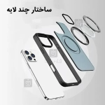 قاب رینگی مگ سیف دار مجیک ماسک گوشی آیفون 16 پرو مکس