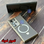 قاب کربنی رینگی مگ سیف مجیک ماسک گوشی سامسونگ S23 Ultra