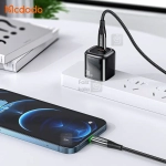 کابل شارژ هوشمند تایپ سی به لایتنینگ مک دودو مدل CA-8560 با طول 120 سانتي متر