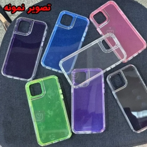 قاب ژله ای رنگی دور کریستالی Space گوشی آیفون 13 پرو مکس