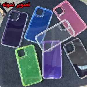 قاب ژله ای رنگی دور کریستالی Space گوشی آیفون 16 پرو مکس