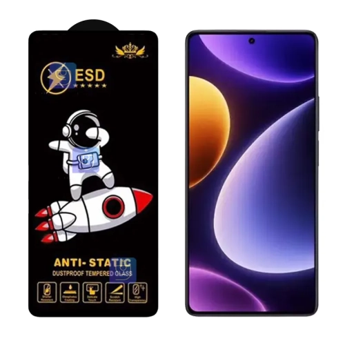 گلس آنتی استاتیک Space Man ESD گوشی شیائومی نوت 12 توربو