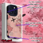 گارد کبریتی ضد ضربه گوشی آیفون 13 مدل Airplane Pink