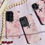 گارد کبریتی ضد ضربه گوشی آیفون 13 مدل Airplane Pink