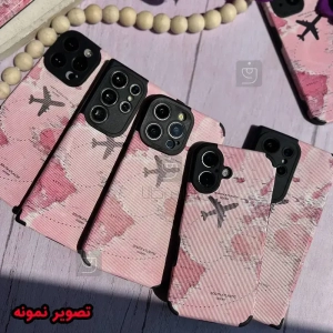 گارد کبریتی ضد ضربه گوشی آیفون 13 مدل Airplane Pink