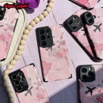 گارد کبریتی ضد ضربه گوشی آیفون 13 مدل Airplane Pink