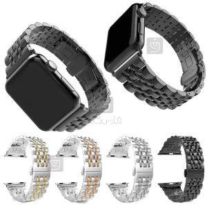 بند استیل 7Bead ساعت اپل واچ سری 7 41mm