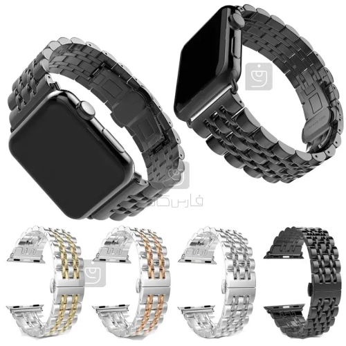 بند استیل 7Bead ساعت اپل واچ سری 7 41mm