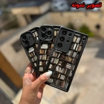 قاب سولید طرح کتابخانه گوشی سامسونگ A12 Nacho