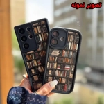 قاب سولید طرح کتابخانه گوشی سامسونگ A22 4G