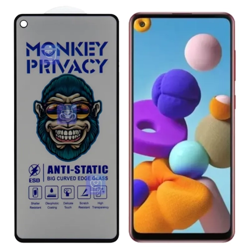 گلس پرایوسی آنتی استاتیک MonKey گوشی سامسونگ A21