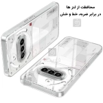 قاب شفاف ژله ای محافظ لنز دار Nothing Phone 3a