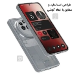 قاب شفاف ژله ای محافظ لنز دار Nothing Phone 3a Pro