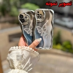 قاب دخترانه پروانه اکلیلی گوشی آیفون 12