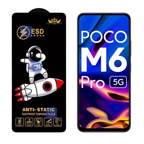 گلس آنتی استاتیک Space Man ESD گوشی شیائومی Poco M6 Pro 5G