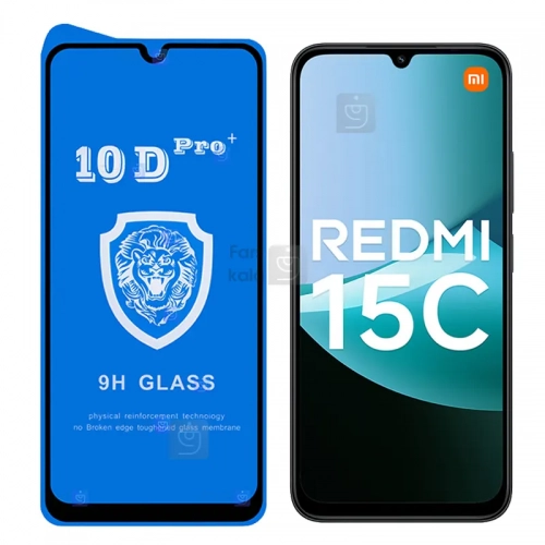 گلس تمام صفحه 10D Pro Plus گوشی شیائومی ردمی 15C
