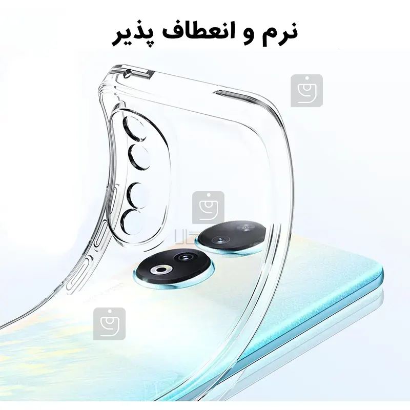 قاب شفاف ژله ای محافظ لنز دار آنر 90