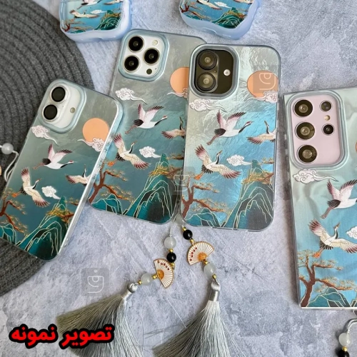 قاب فانتزی رقص درنا گوشی آیفون 14 پرو مکس همراه با بند آویز