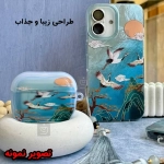 قاب فانتزی رقص درنا گوشی آیفون 16 پرو مکس همراه با بند آویز