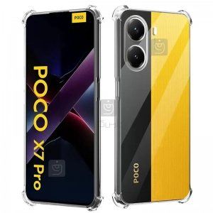 قاب ژله ای کپسولی محافظ لنز دار شیائومی Poco X7 Pro