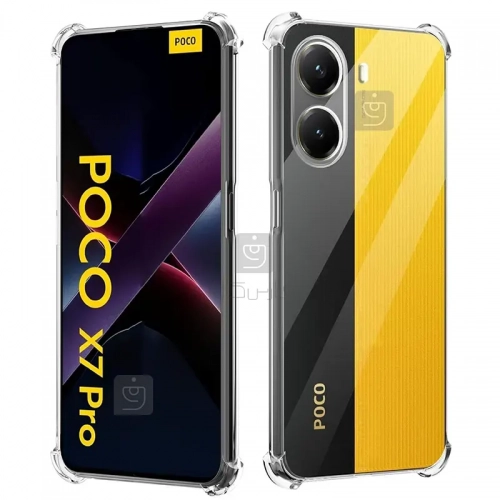 قاب ژله ای کپسولی محافظ لنز دار شیائومی Poco X7 Pro