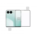 گلس تمام صفحه نیلکین گوشی سامسونگ Z Flip 7 مدل CP+ Pro