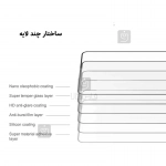 گلس تمام صفحه نیلکین گوشی سامسونگ Z Flip 7 مدل CP+ Pro