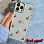 قاب دخترانه اکلیلی آلبالویی گوشی آیفون 14 پرو مکس