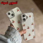 قاب دخترانه اکلیلی آلبالویی گوشی آیفون 14 پرو مکس