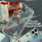 قاب دخترانه اکلیلی آلبالویی گوشی آیفون 14 پرو مکس