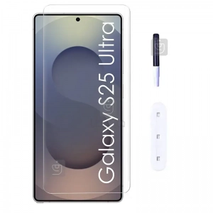 گلس شفاف یو وی گوشی سامسونگ S25 Ultra