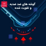 قاب اصلی پشت کریستالی Xundd Beatle گوشی گوگل Pixel 9a