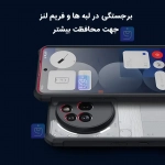 قاب اصلی پشت کریستالی Xundd Beatle گوشی ناتینگ فون 3a پرو