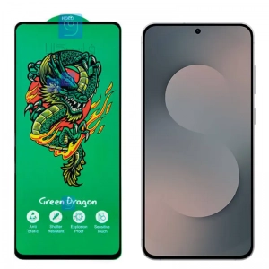 گلس تمام صفحه HORO Green Dragon گوشی سامسونگ S25 FE