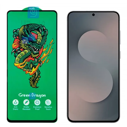 گلس تمام صفحه HORO Green Dragon گوشی سامسونگ S25 FE