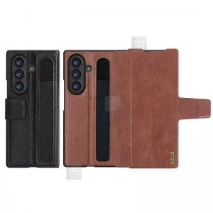 کاور چرمی نیلکینAoge Leather گوشی سامسونگ Z Fold 7