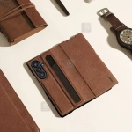 کاور چرمی نیلکینAoge Leather گوشی سامسونگ Z Fold 7