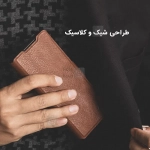 کاور چرمی نیلکینAoge Leather گوشی سامسونگ Z Fold 7