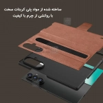 کاور چرمی نیلکینAoge Leather گوشی سامسونگ Z Fold 7