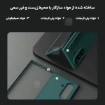 قاب سیلیکونی نیلکین Flex Pure Fold S-Pen گوشی سامسونگ Z Fold 7 همراه با قلم