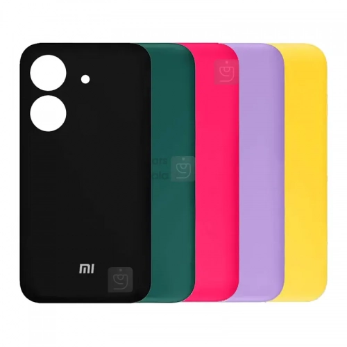 کاور سیلیکونی محافظ لنز دار گوشی شیائومی پوکو M7 4G