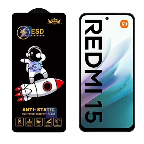 گلس آنتی استاتیک Space Man ESD شیائومی ردمی 15