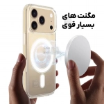قاب مگ سیف دار پشت کریستالی آیفون 17 پرو مکس
