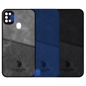 قاب طرح چرم U.S.POLO گوشی سامسونگ A21s