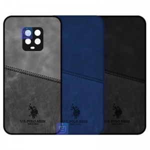 قاب طرح چرم U.S.POLO گوشی شیائومی نوت 9 پرو