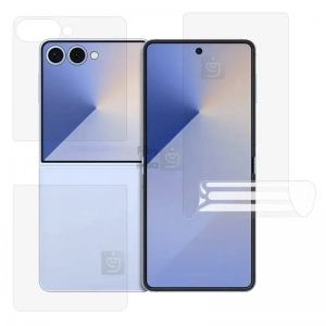 محافظ نانو هیدروژلی شفاف پشت و رو گوشی سامسونگ Z Flip 7